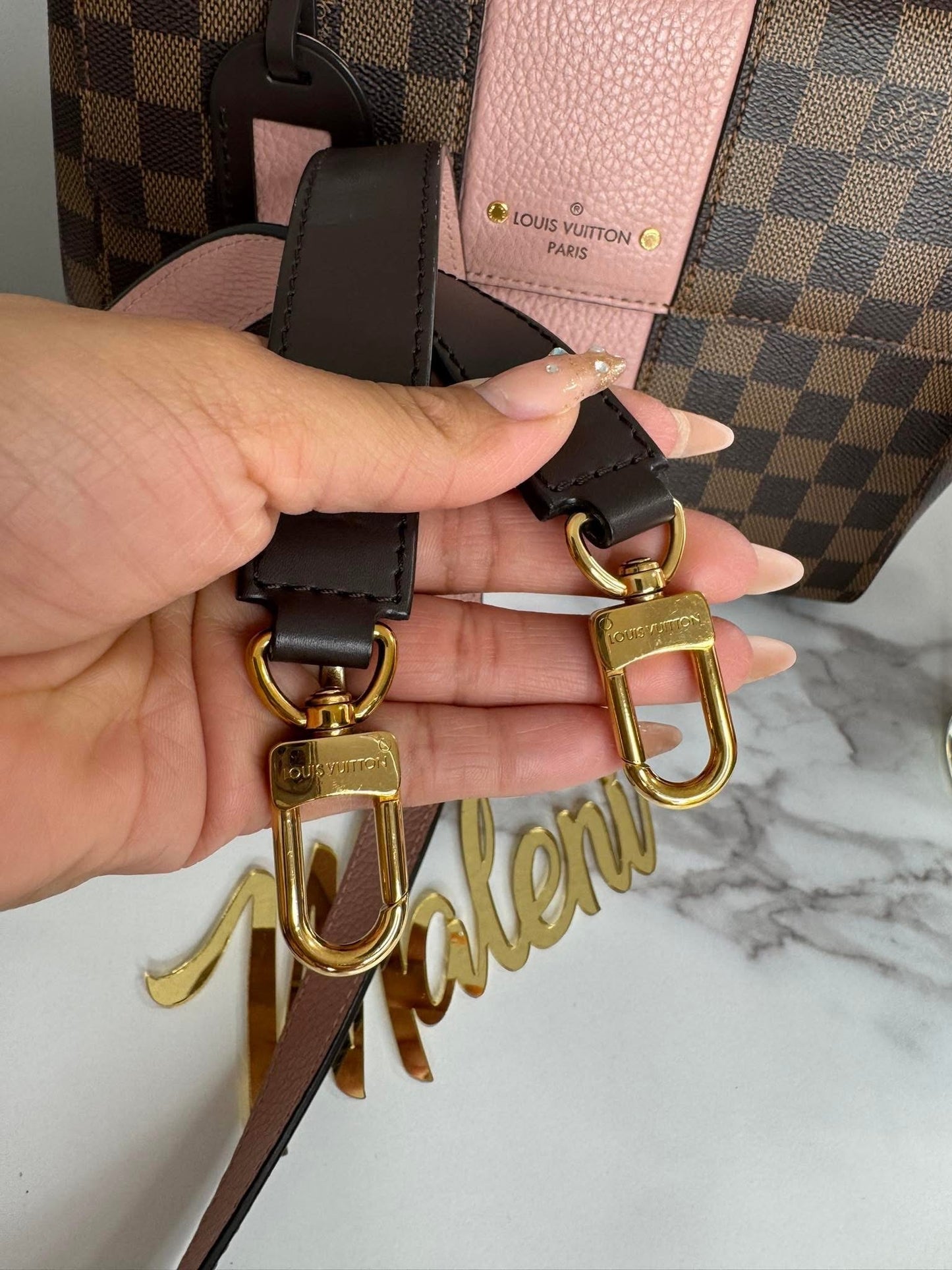 Louis Vuitton Damier Ebene MM Bond Street Magnolia