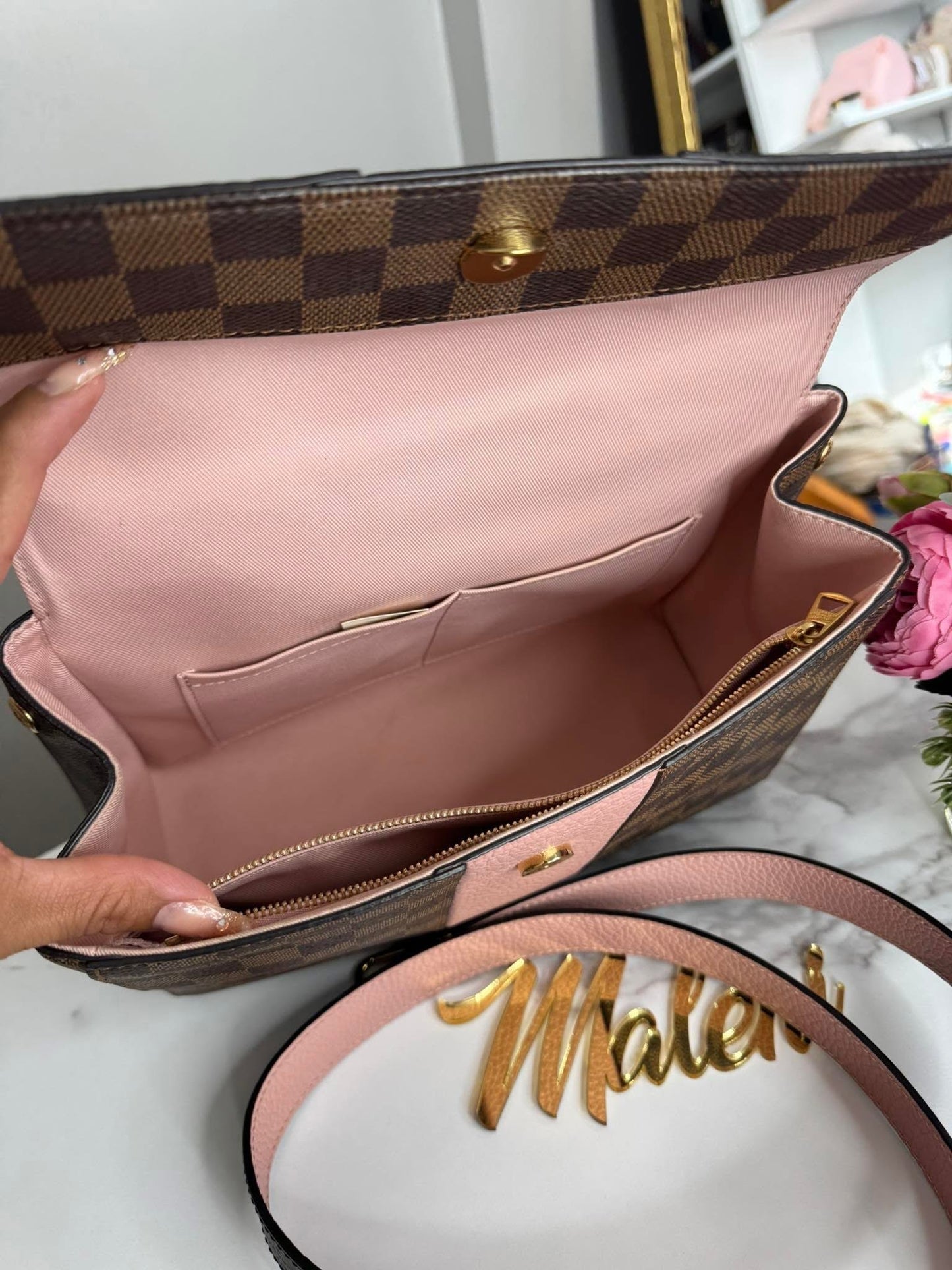 Louis Vuitton Damier Ebene MM Bond Street Magnolia