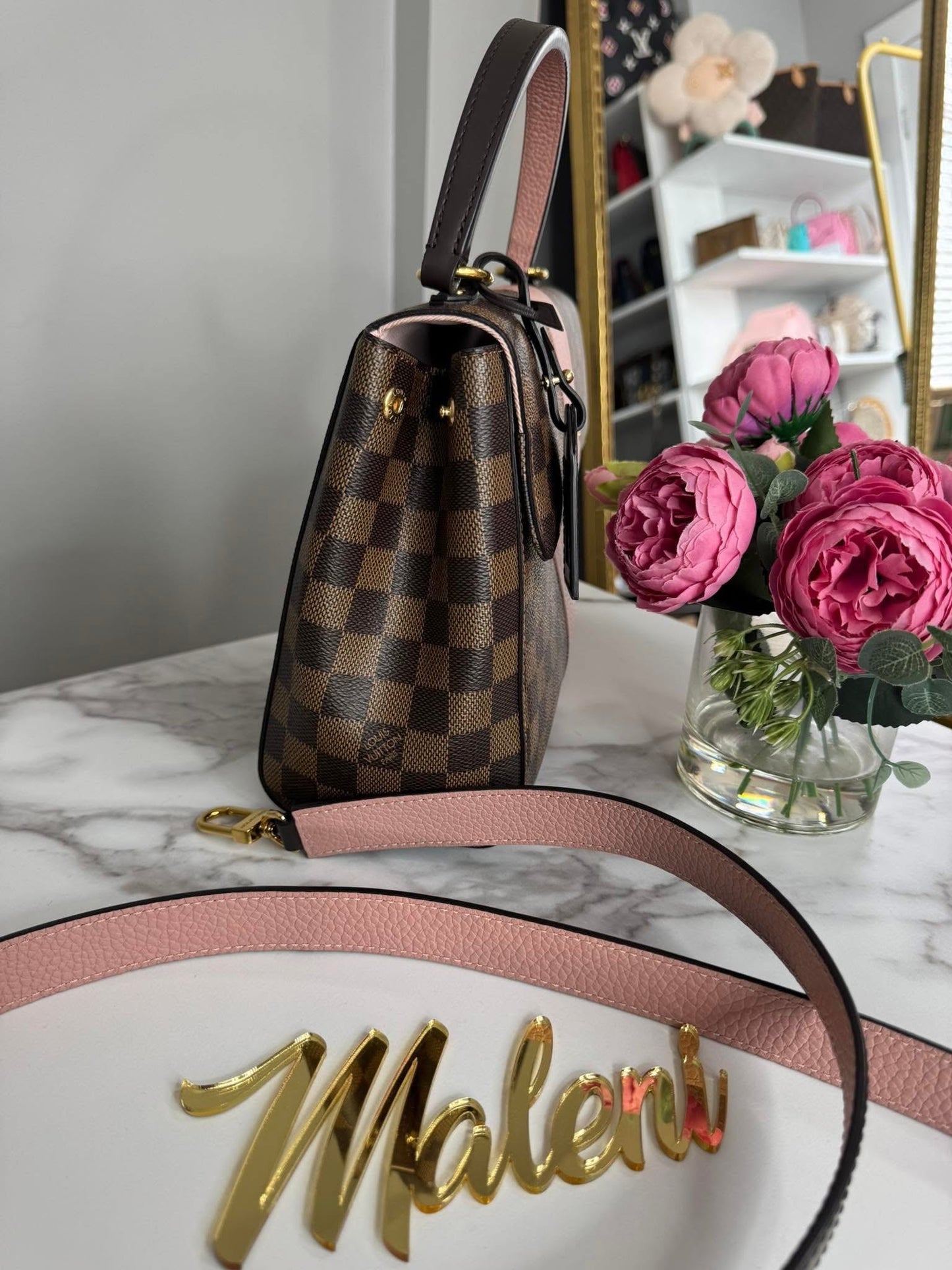 Louis Vuitton Damier Ebene MM Bond Street Magnolia