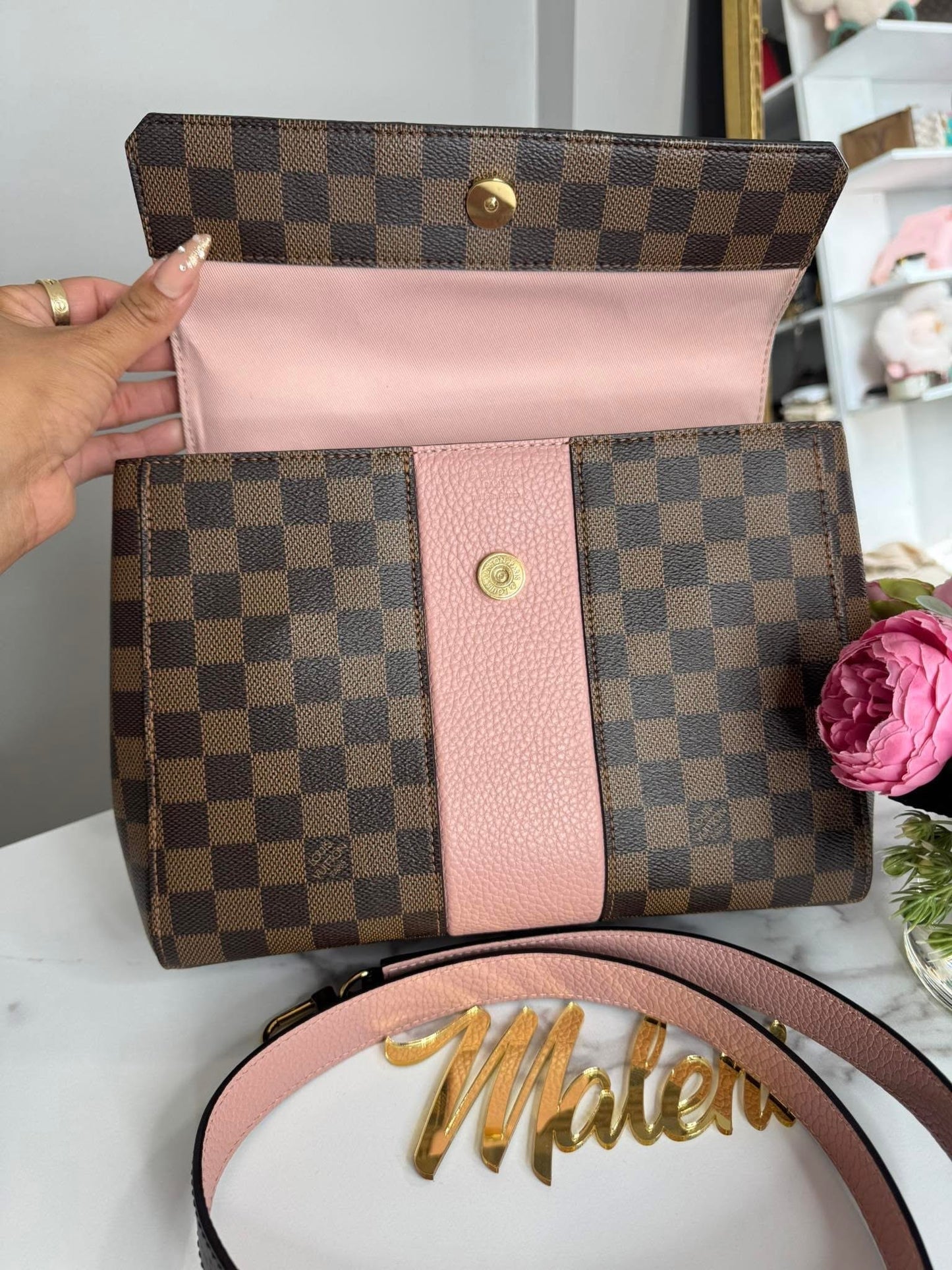Louis Vuitton Damier Ebene MM Bond Street Magnolia
