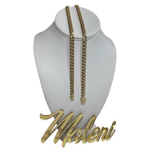 14K Monaco Cuban 18”