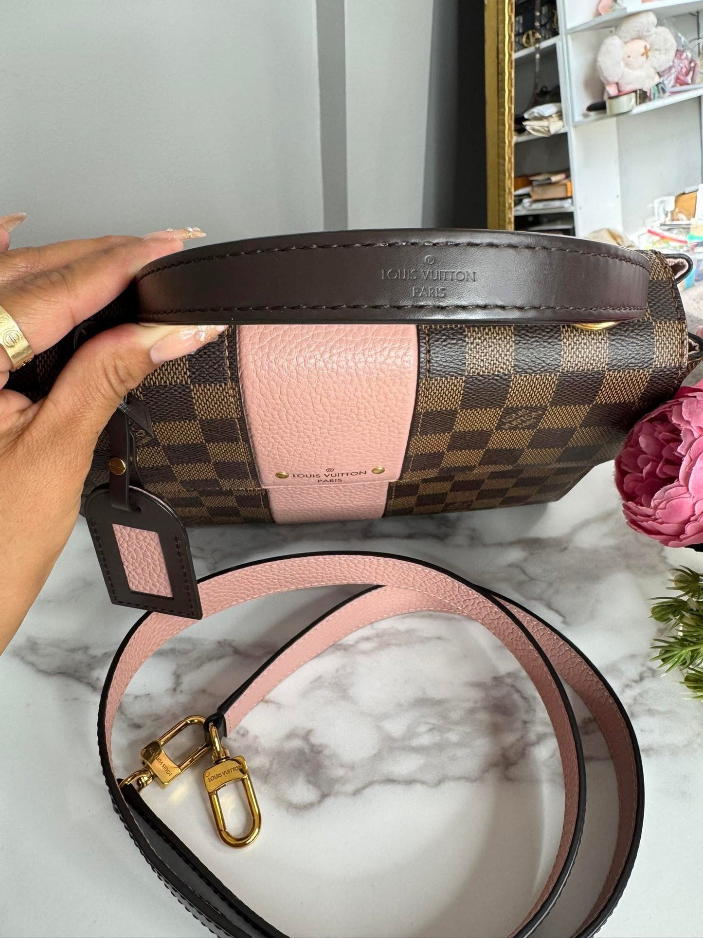 Louis Vuitton Damier Ebene MM Bond Street Magnolia