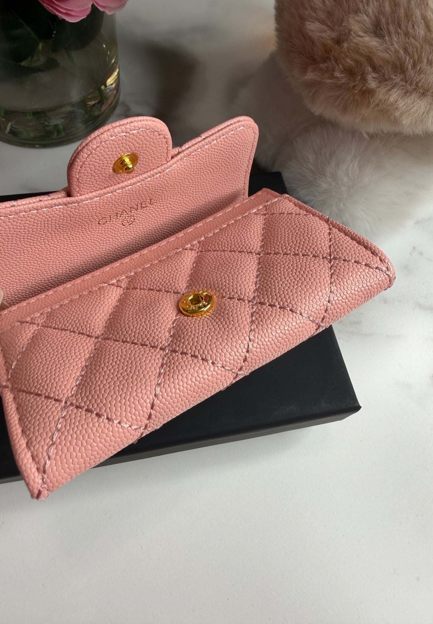 Pink Card Holder