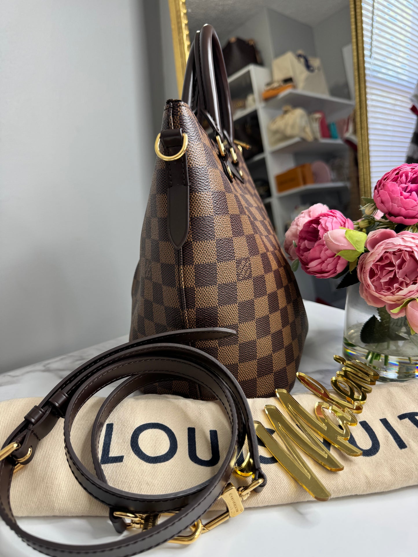 Louis Vuitton Damier Ebene Siena MM