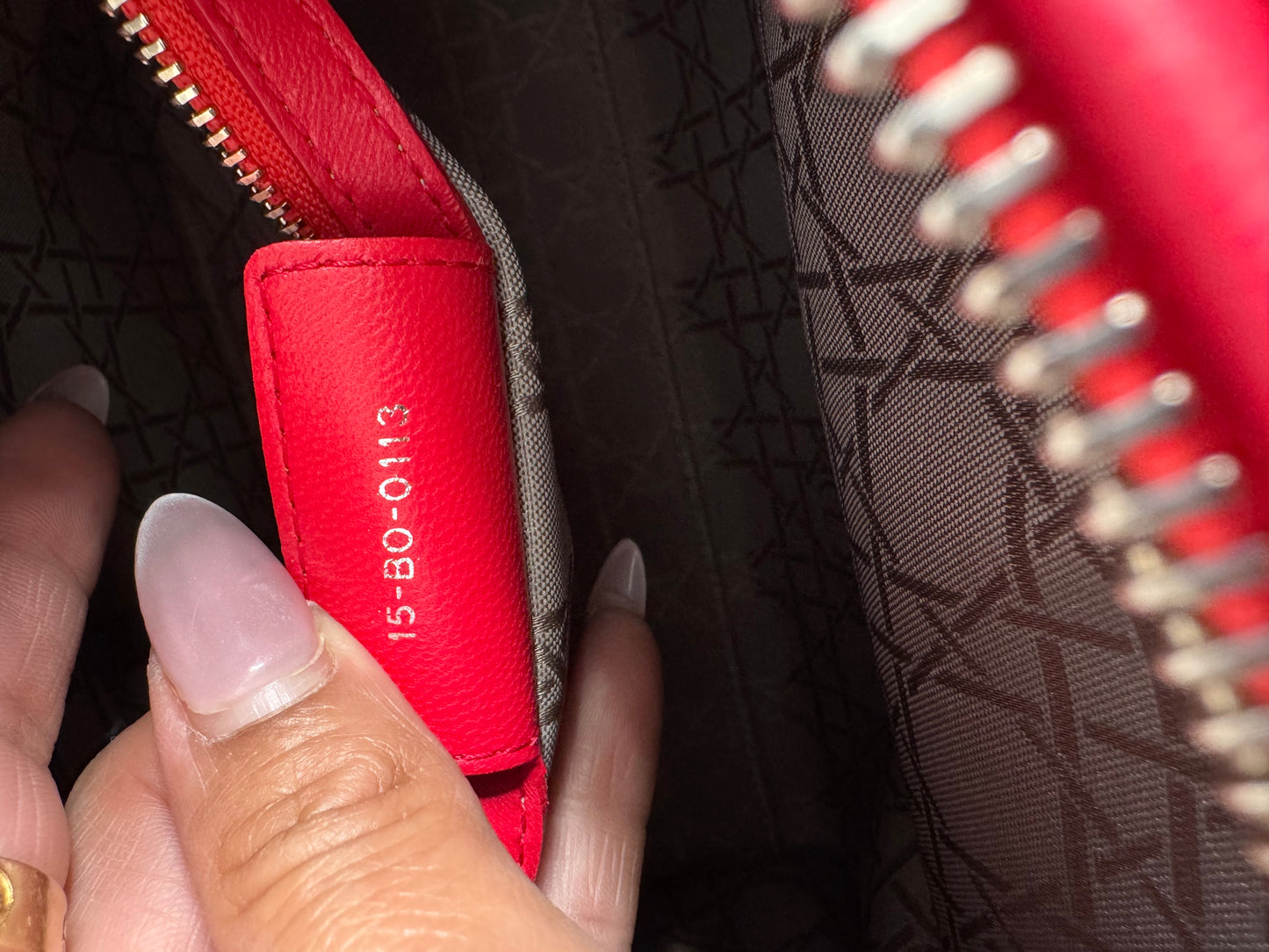 Lady Dior Bag Cannage Quilt Lambskin Medium