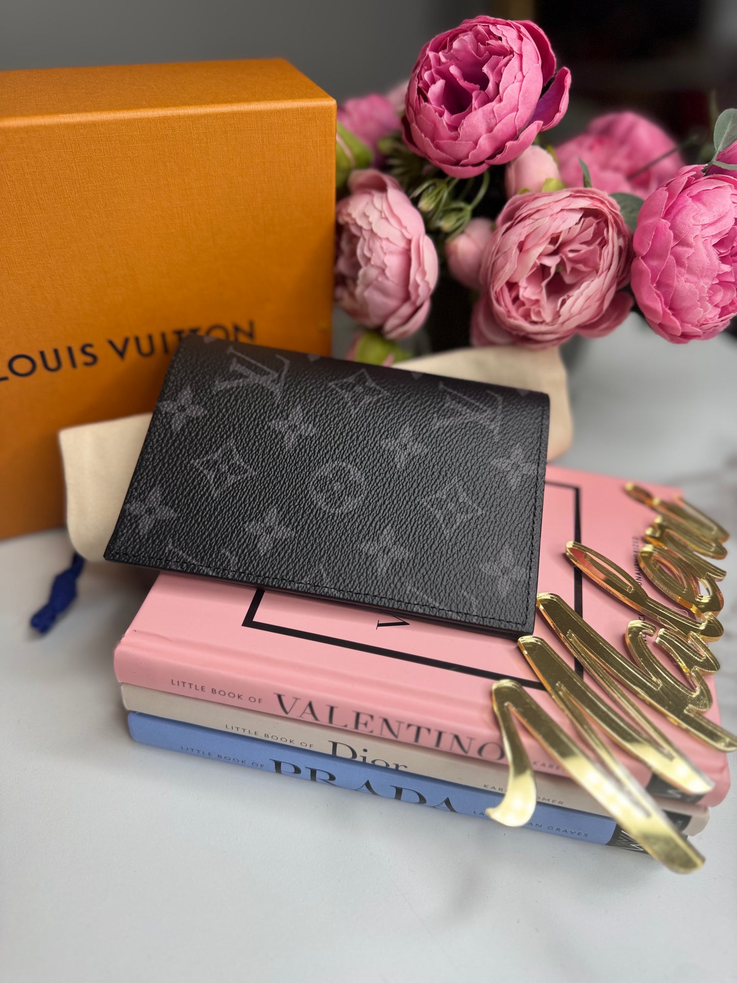 Louis Vuitton Passport Cover Eclipse Monogram