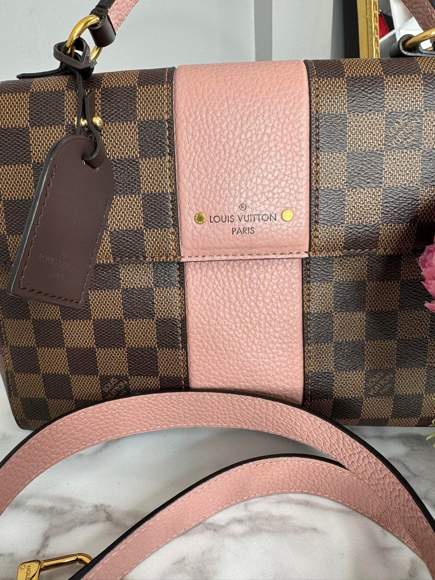 Louis Vuitton Damier Ebene MM Bond Street Magnolia