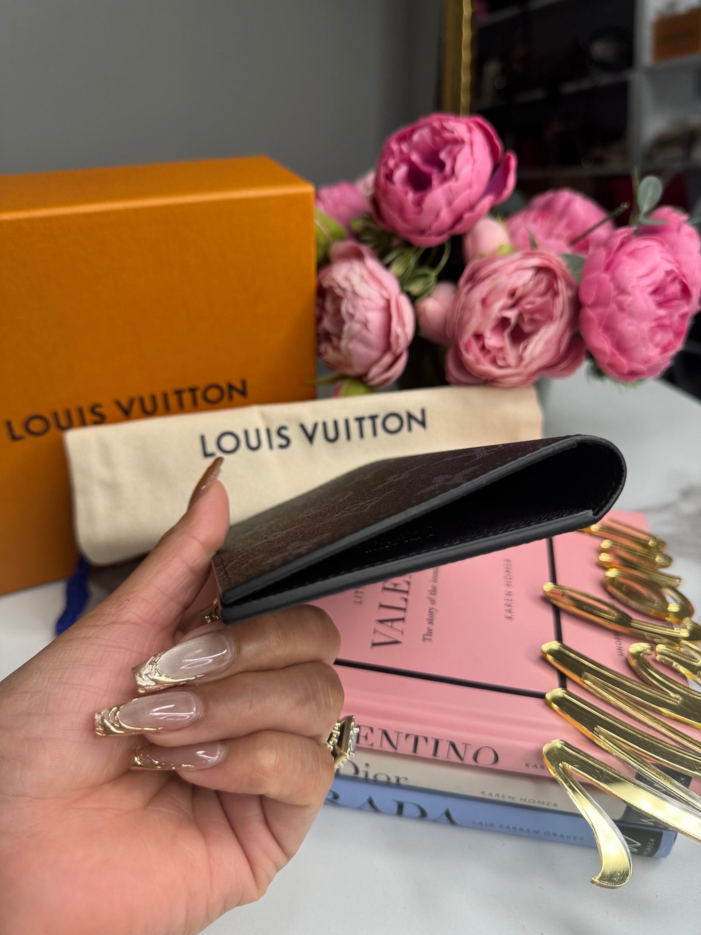 Louis Vuitton Passport Cover Eclipse Monogram