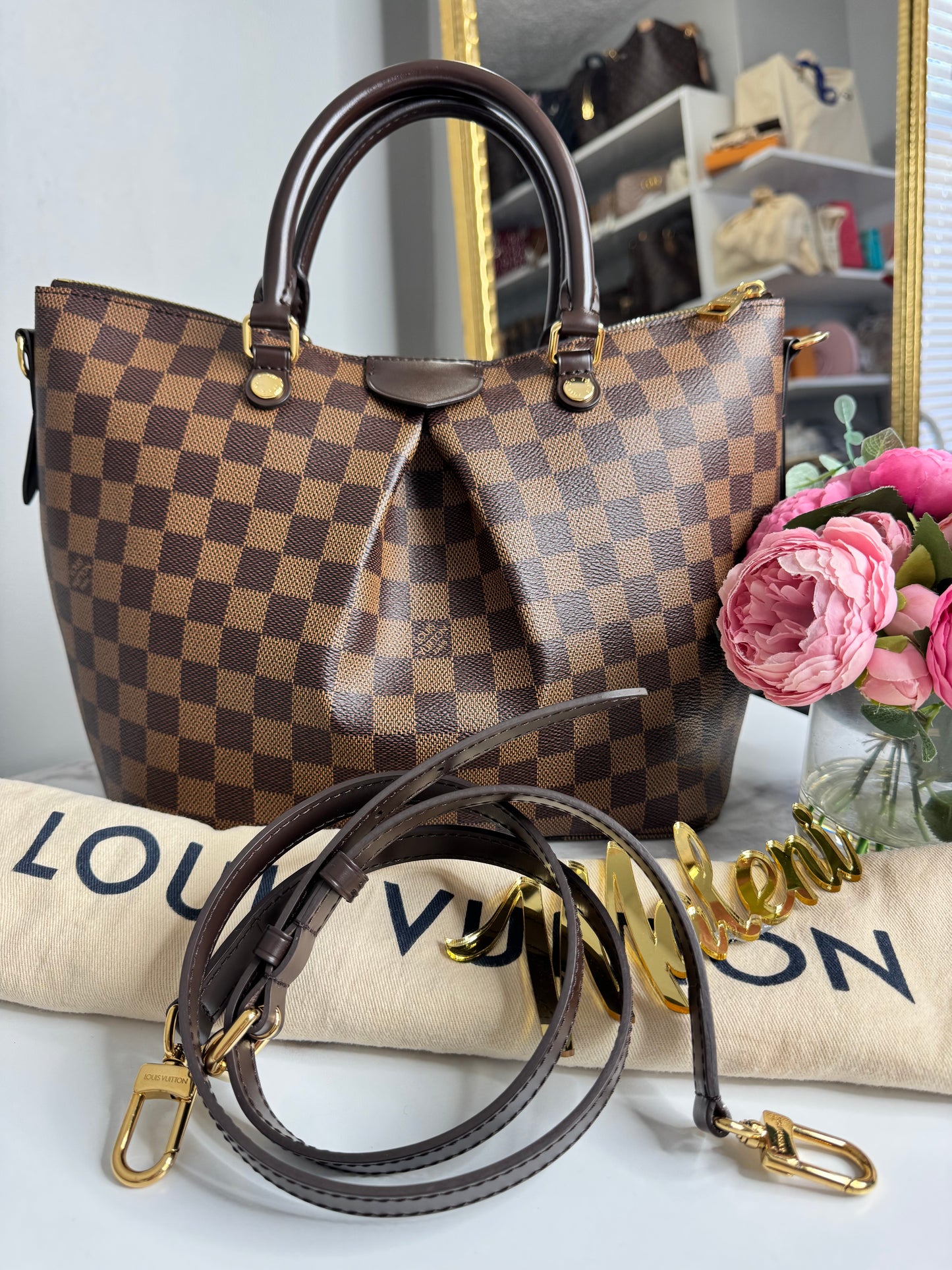 Louis Vuitton Damier Ebene Siena MM