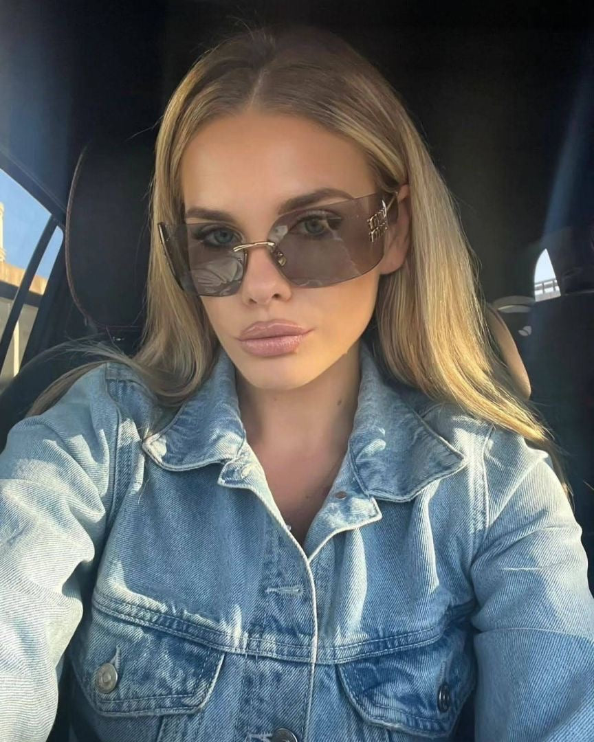 Grey & Gold Sunglasses