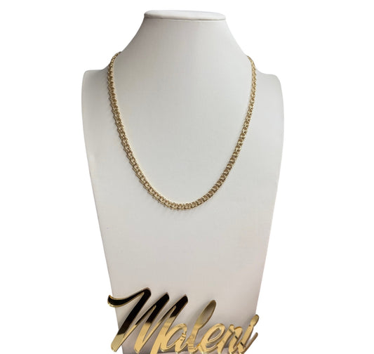 14K Tejido Chino Solida 20”