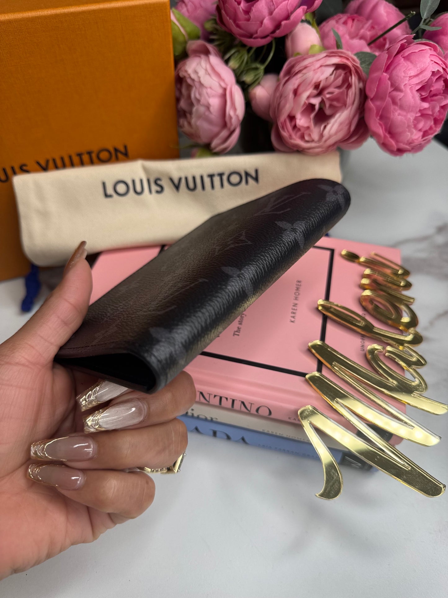 Louis Vuitton Passport Cover Eclipse Monogram