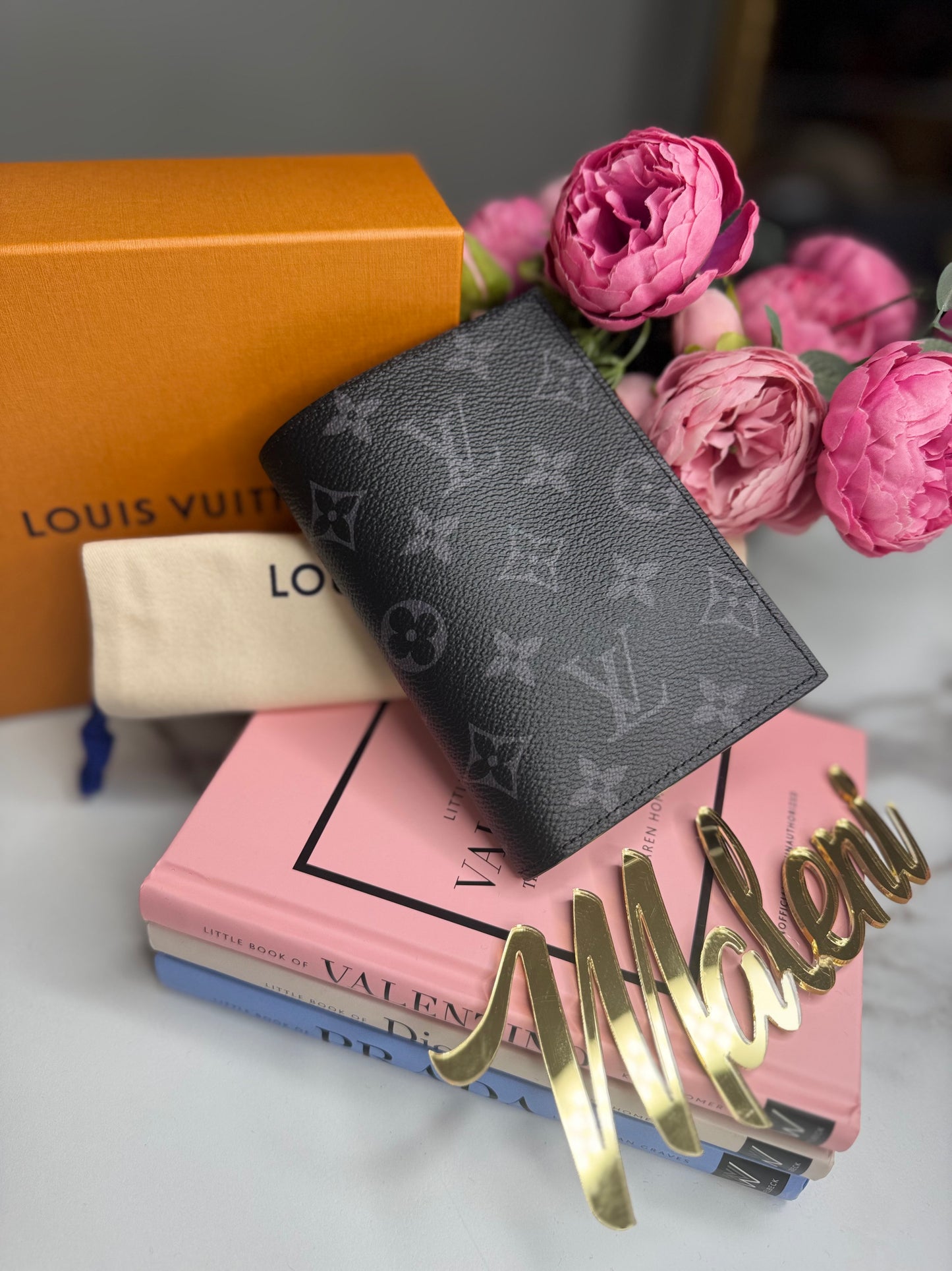 Louis Vuitton Passport Cover Eclipse Monogram